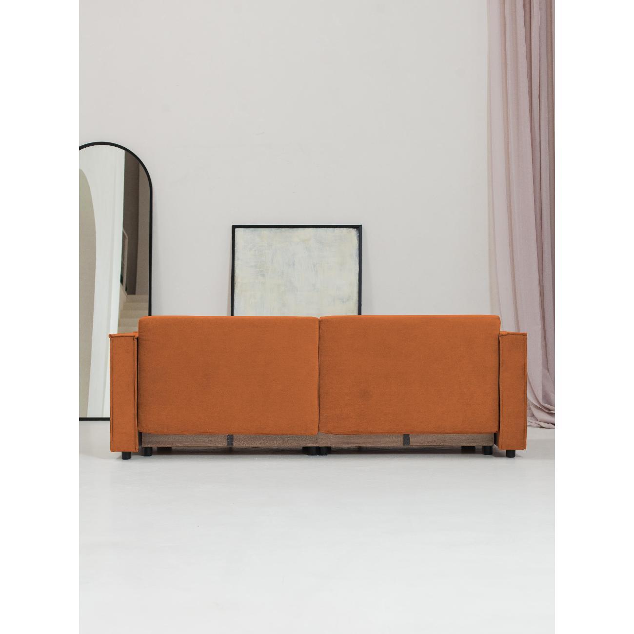 Диван CityHD ГонконгПРО оранжевый