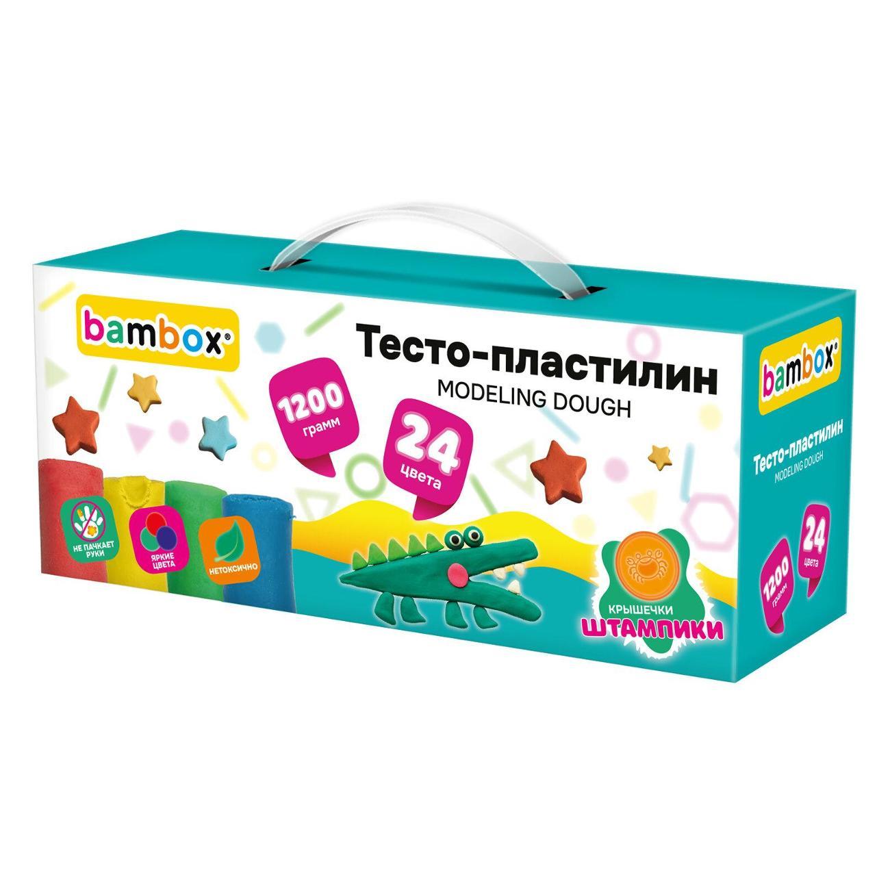 Пластилин BAMBOX 24цв 1200г