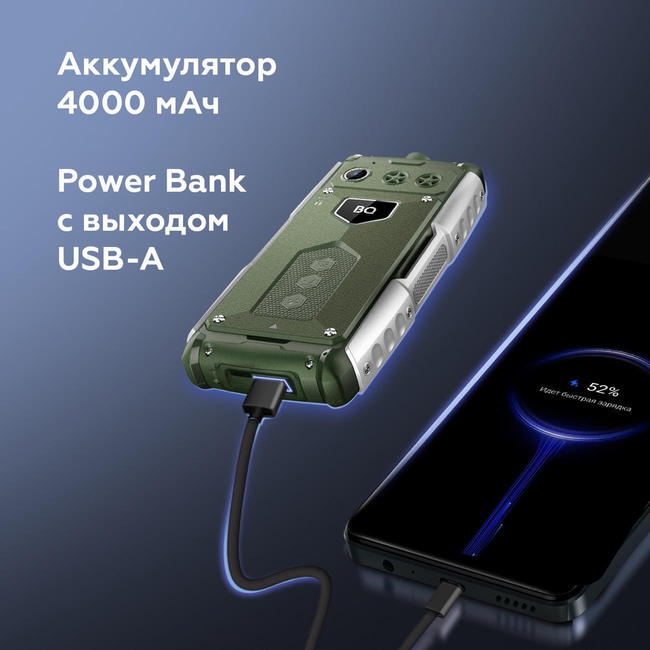 Смартфоны, планшеты, мобильные телефоны BQ 2449 Hammer Green