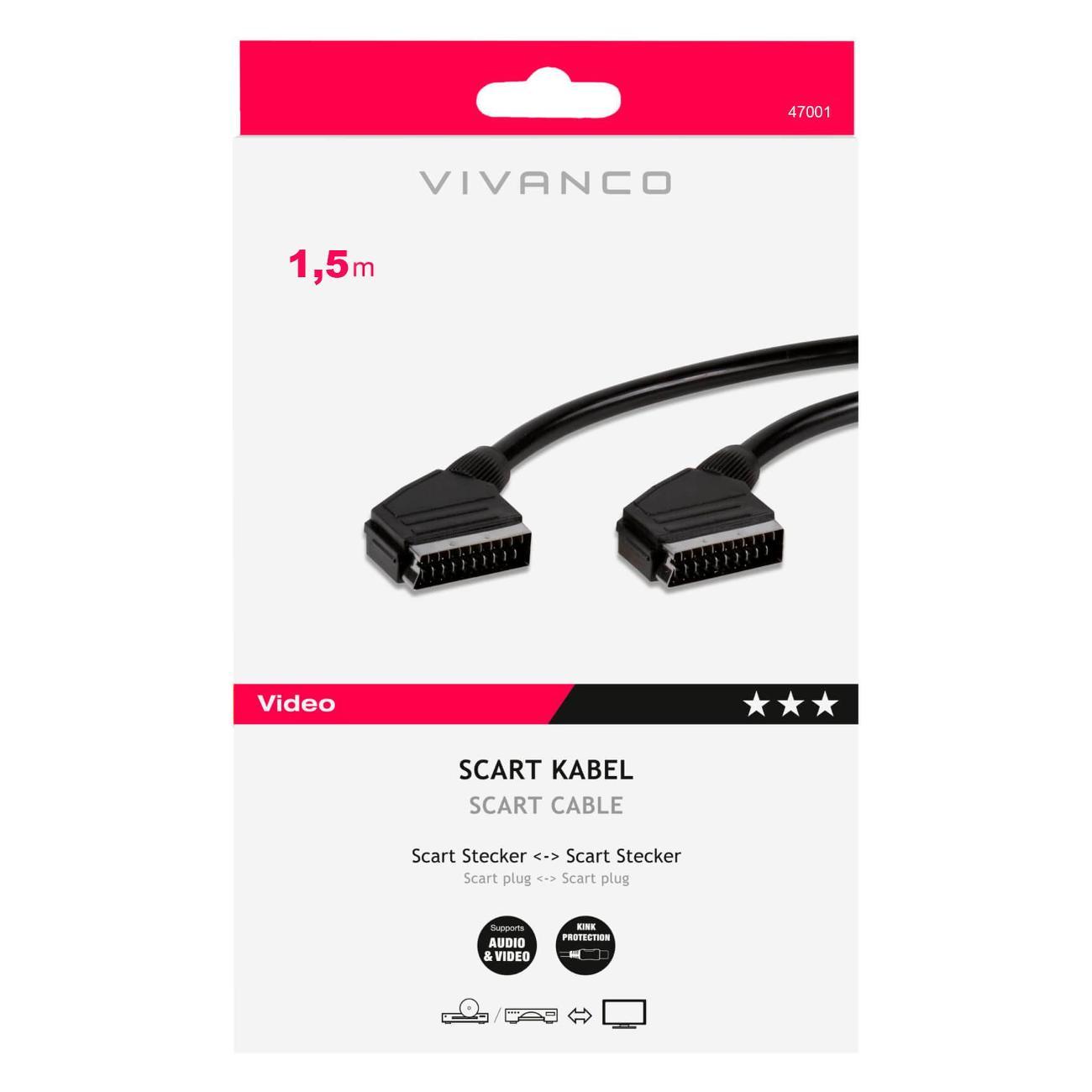Кабель аналоговый аудио-видео Vivanco 47001 47/30 15