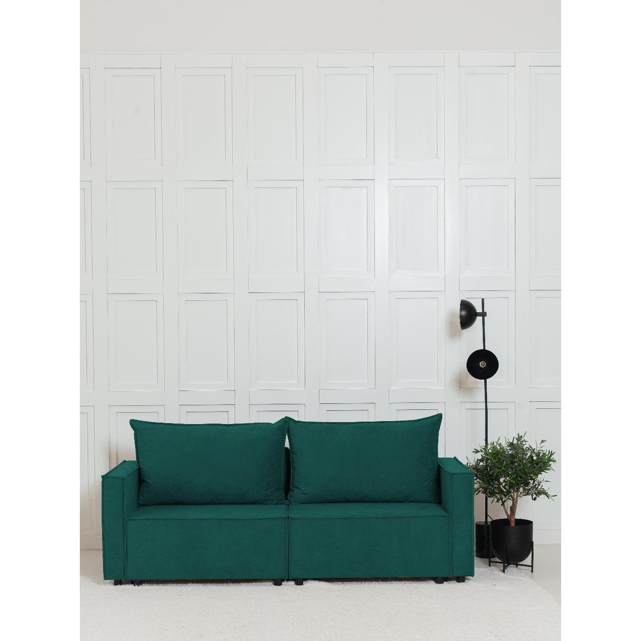 Диван CityHD НиццаПРО зеленый