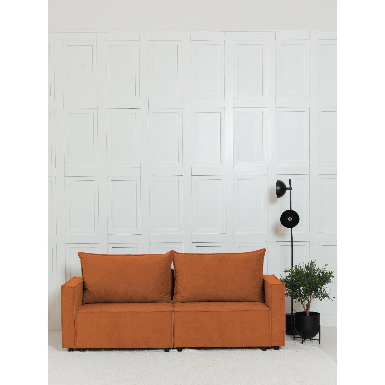 Диван CityHD НиццаПРО оранжевый