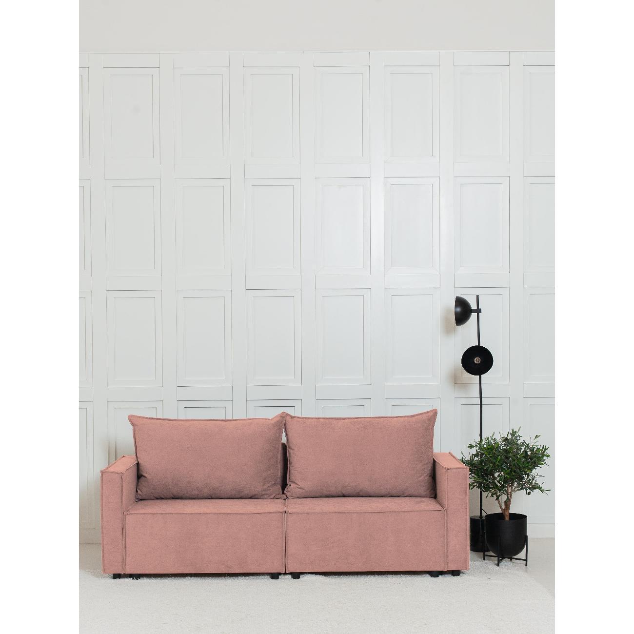 Диван CityHD НиццаПРО розовый