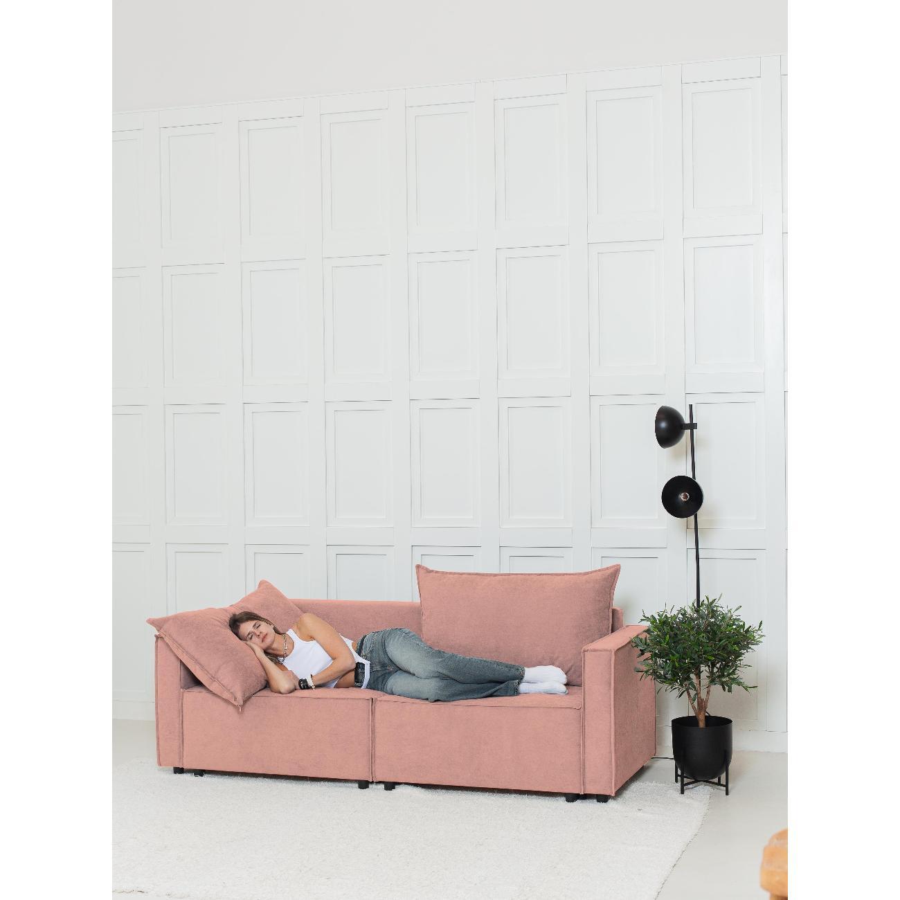 Диван CityHD НиццаПРО розовый