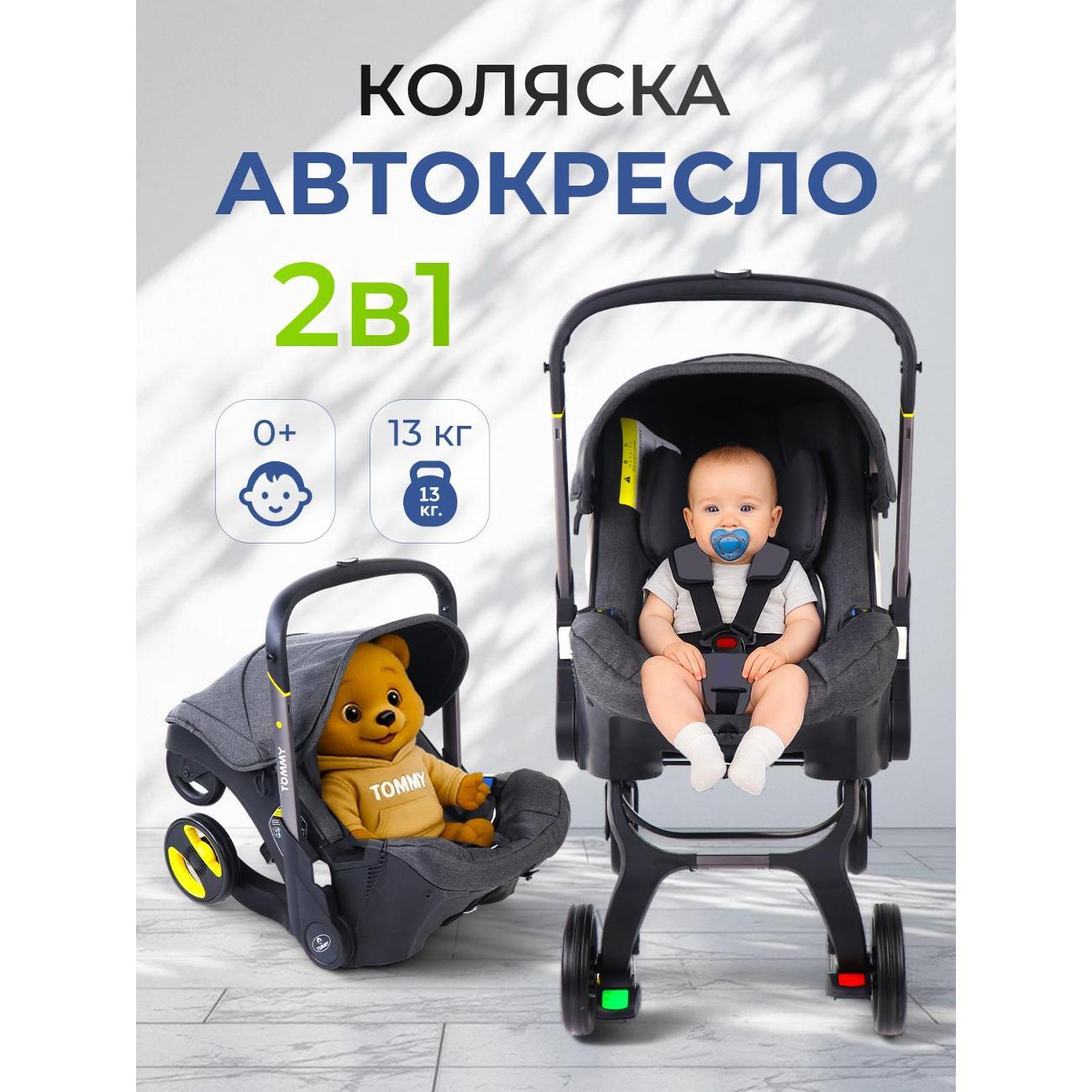 Коляска TOMMY Smart темно-серый