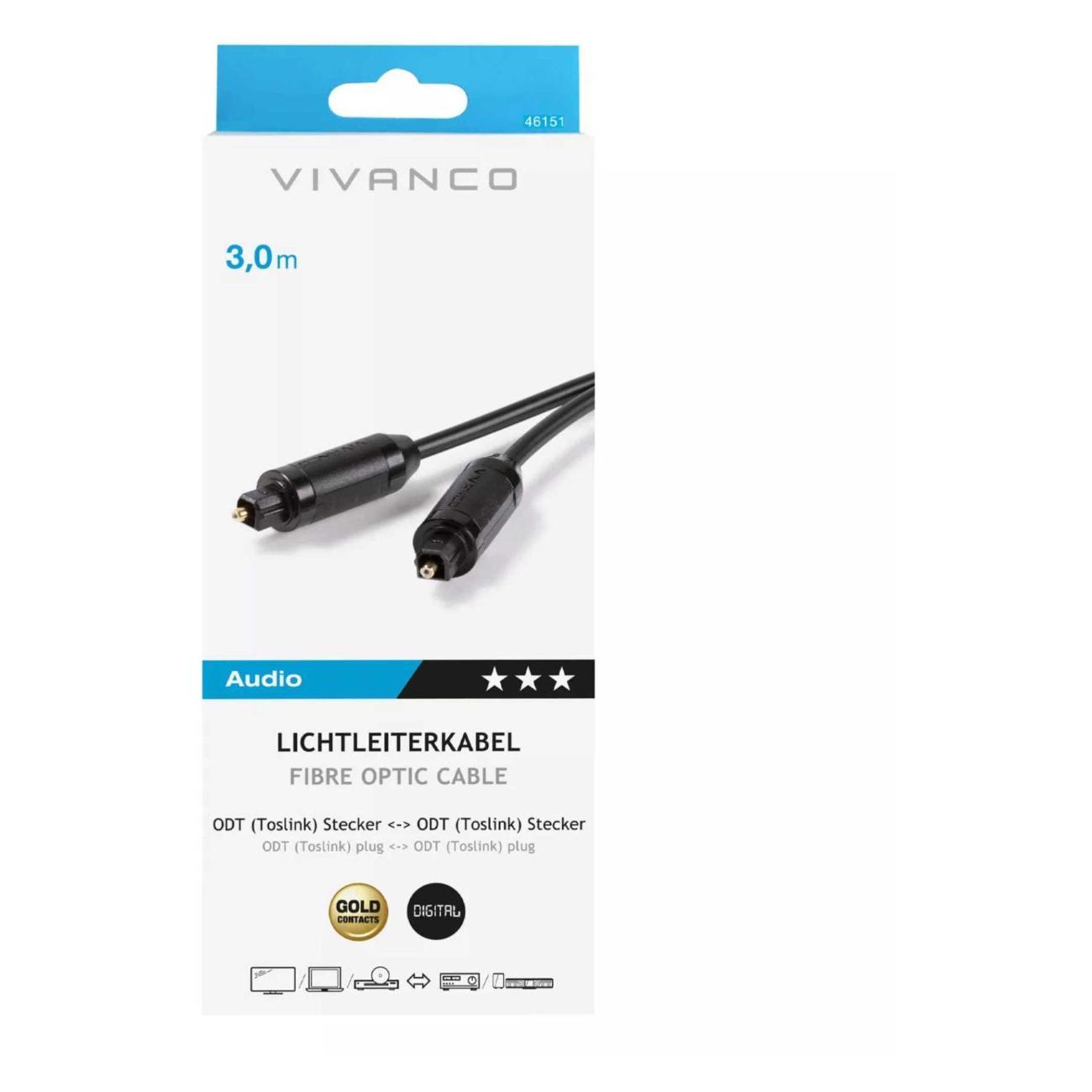 Кабель оптический Vivanco 46151 46/40 30