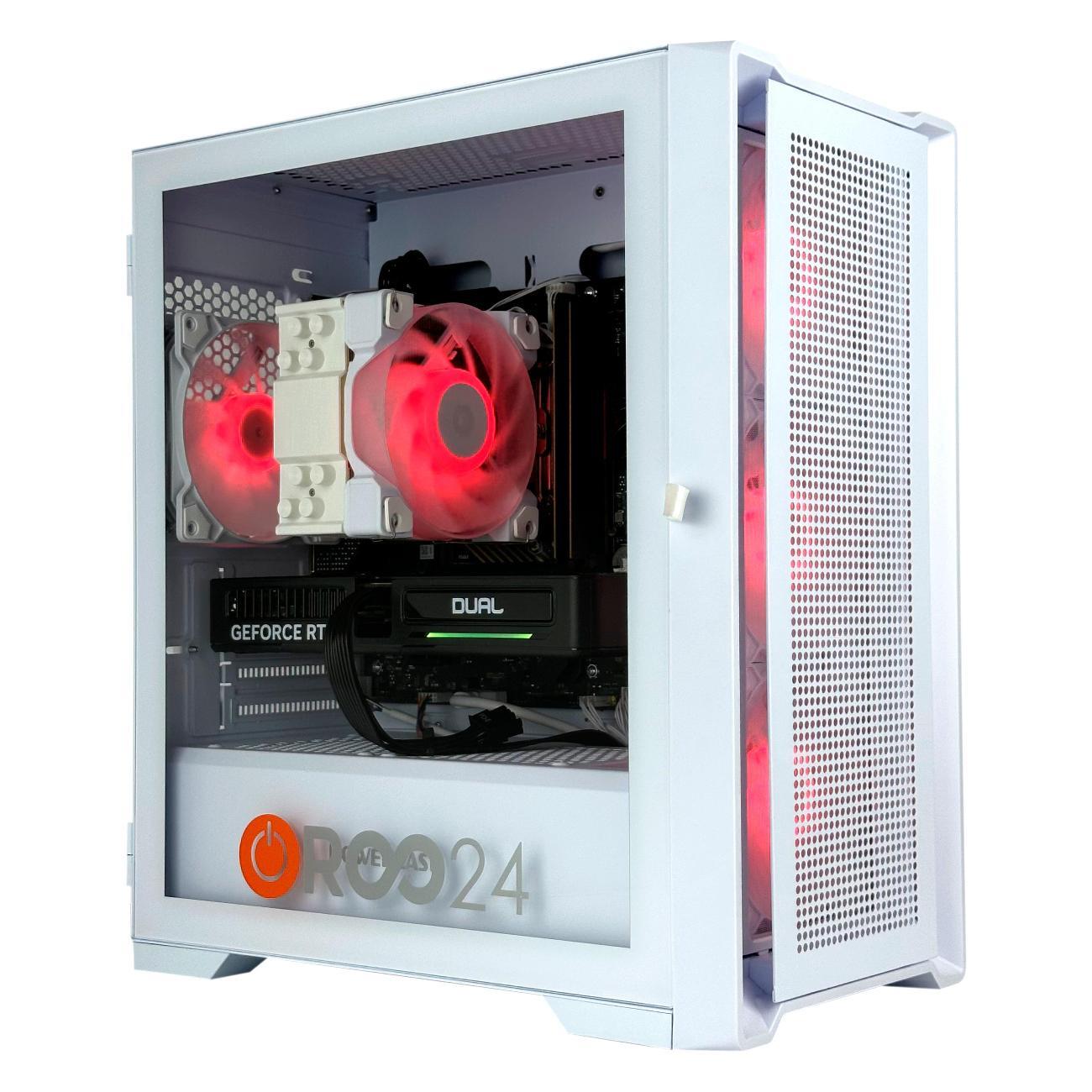Системный блок Roo24 Gaming (Core i5-12400F / 16ГБ / SSD M.2 500ГБ / RTX5060 Ti 8ГБ / Win11 Pro) белый