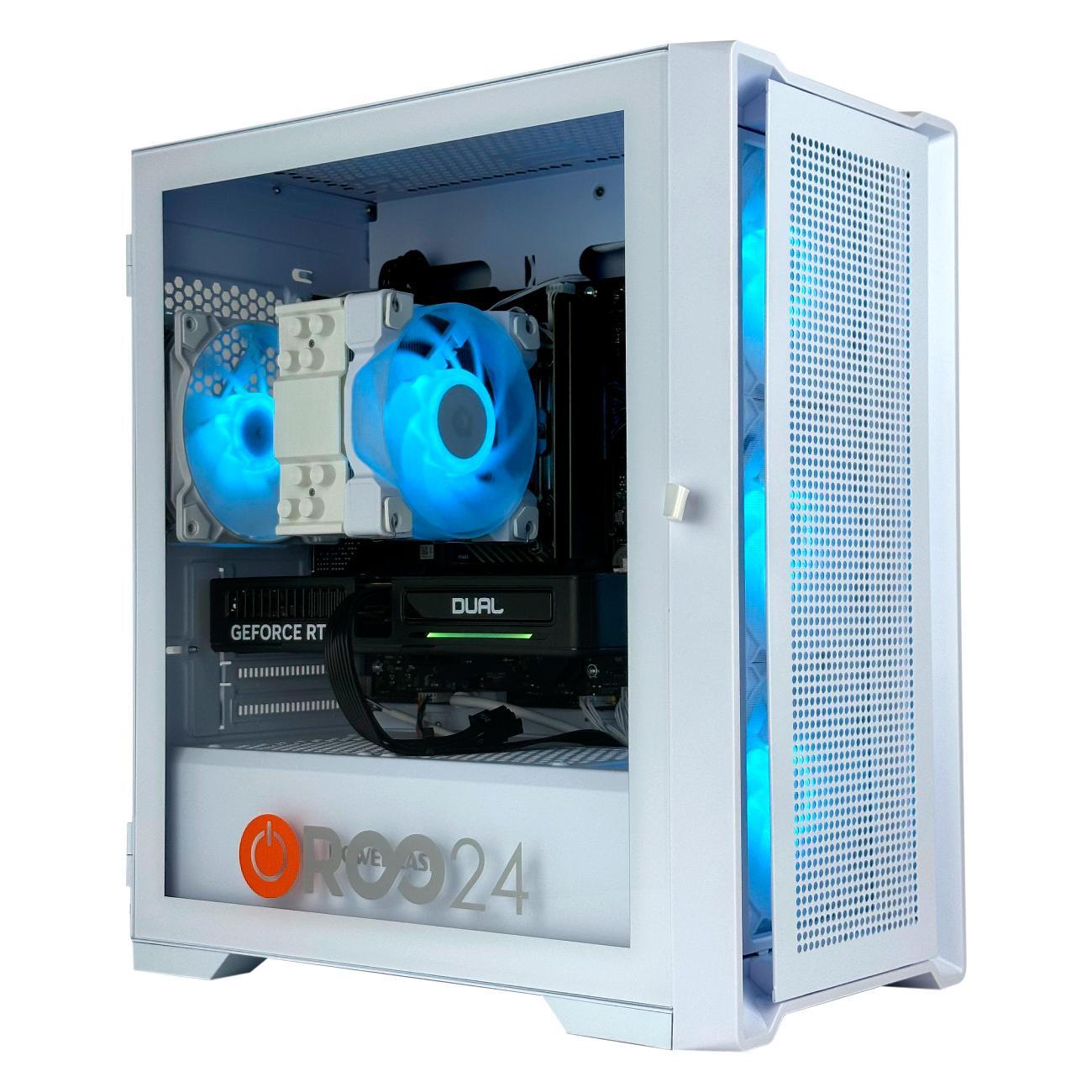 Системный блок Roo24 Gaming (Core i5-12400F / 32ГБ / SSD M.2 500ГБ / RTX5060 / Win11 Pro) белый