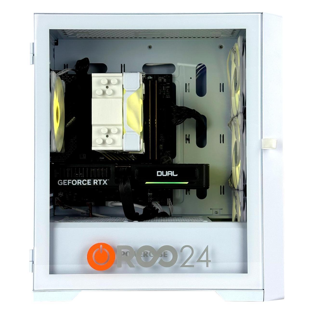 Системный блок Roo24 Gaming (Ryzen 5 5600 / 16ГБ / SSD M.2 500ГБ / RTX5060 Ti 8ГБ / Win11 Pro) белый