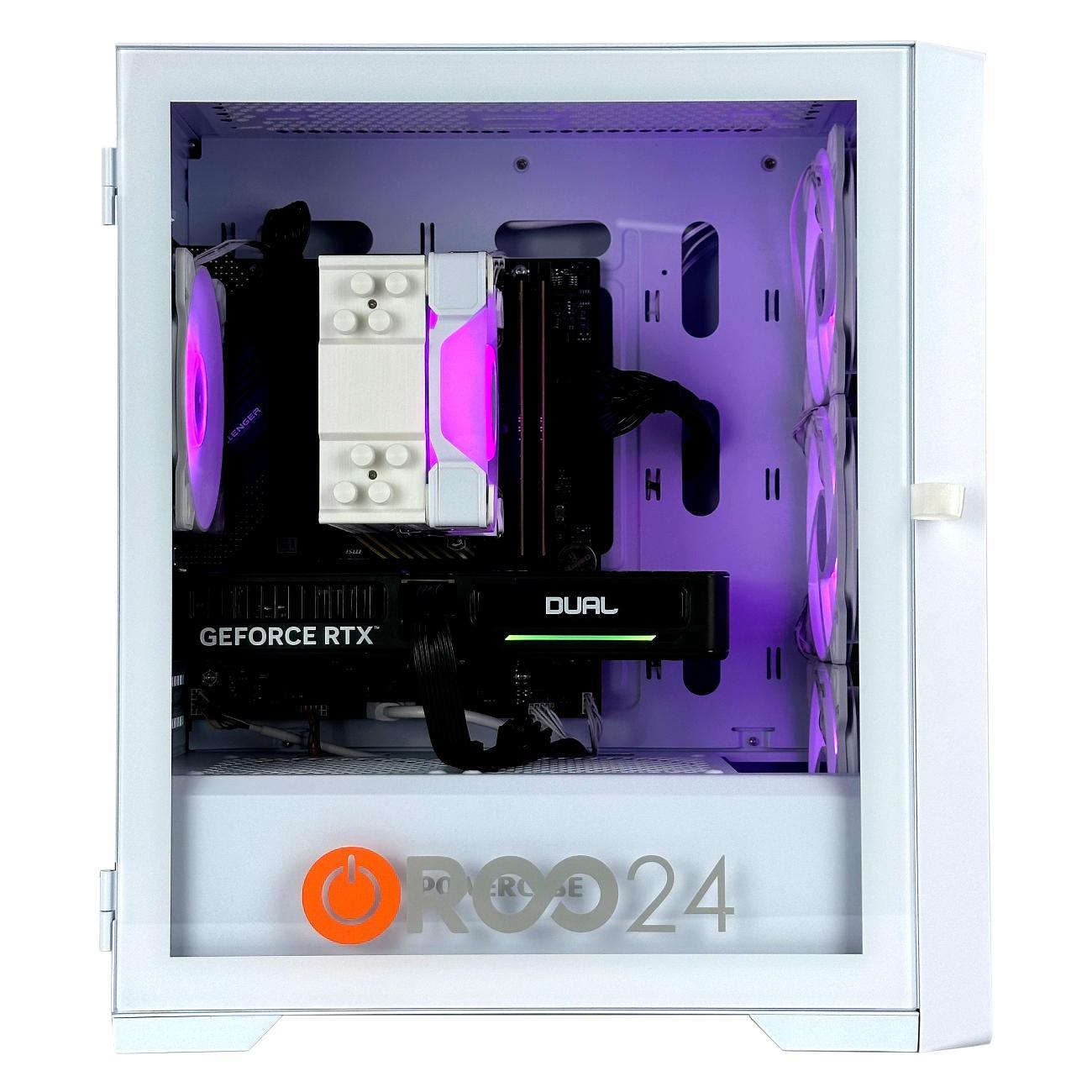 Системный блок Roo24 Gaming (Core i5-14400F / 16ГБ / SSD M.2 ГБ / RTX5060 Ti 8ГБ / Win11 Pro) белый