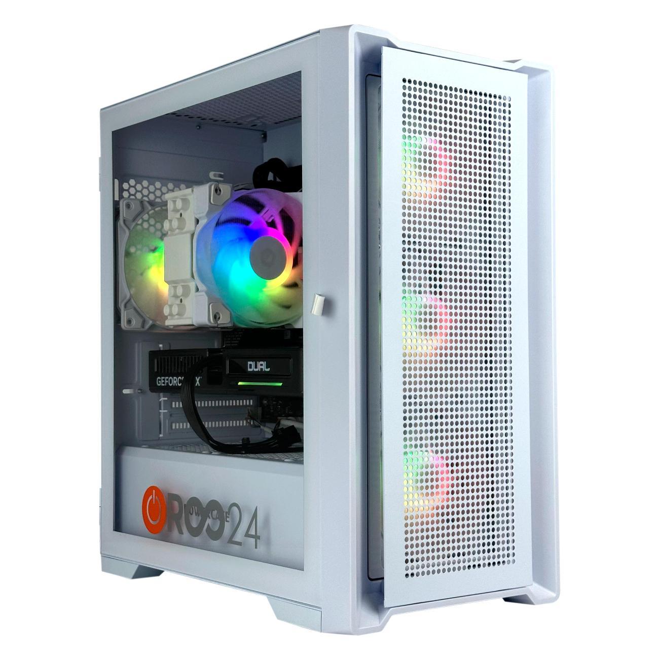 Системный блок Roo24 Gaming (Core i5-13400F / 16ГБ / SSD M.2 ГБ / RTX5060 Ti Win11 Pro) белый
