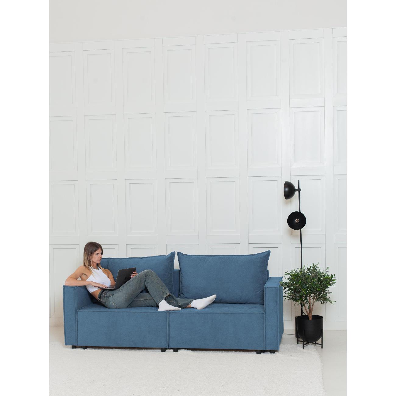 Диван CityHD НиццаПРО синий