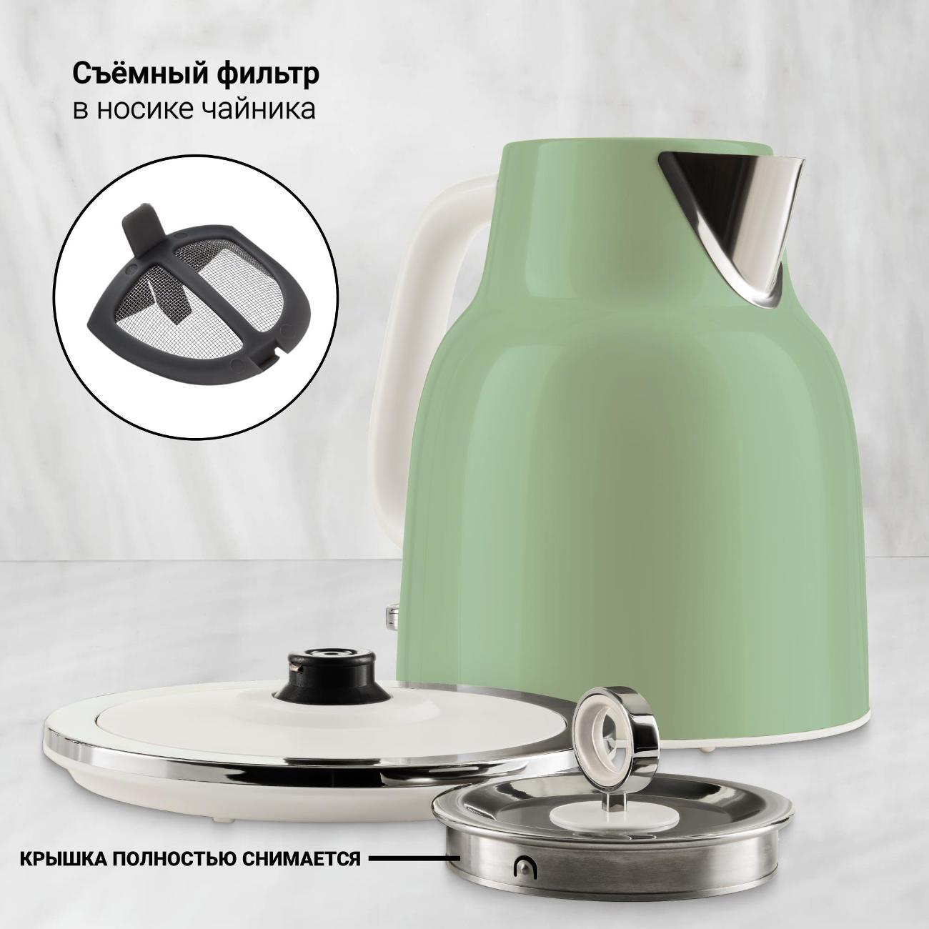 Электрочайник Tesler KT-1760 GREEN