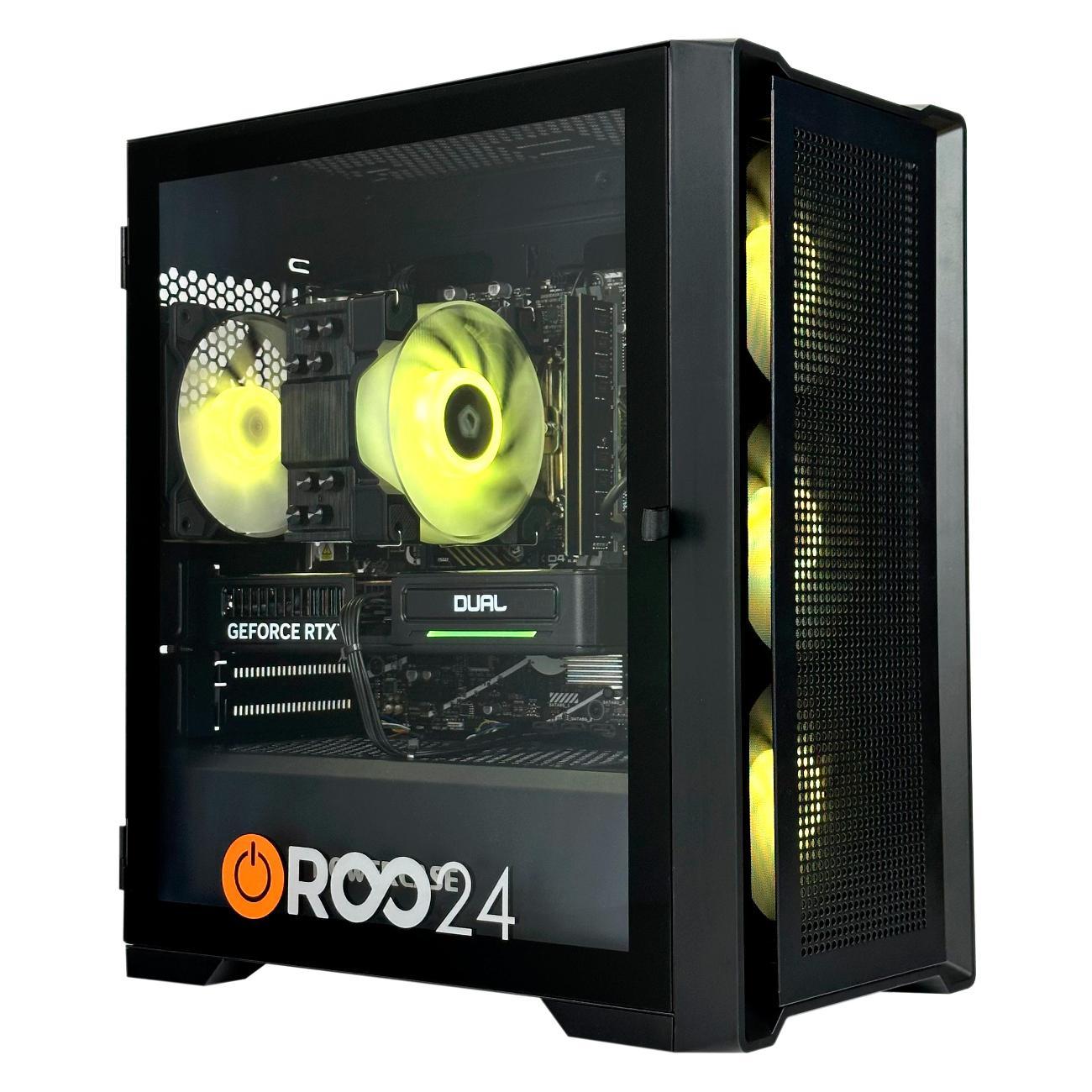 Системный блок Roo24 Gaming (Ryzen 5 5600 / 16ГБ / SSD M.2 500ГБ / RTX5060 Ti 8ГБ / Win11 Pro) черный