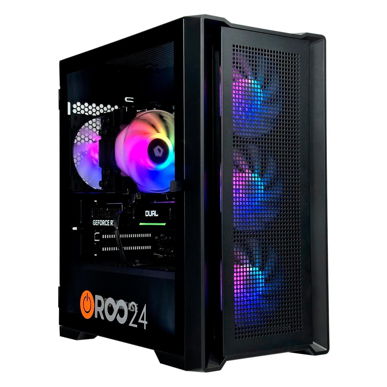 Системный блок Roo24 Gaming (Ryzen 5 5600 / 16ГБ / SSD M.2 ГБ / RTX5060 Ti 8ГБ / Win11 Pro) Black фото