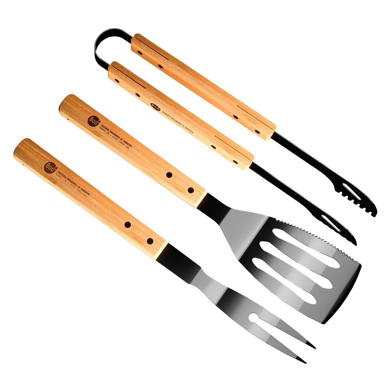 Щипцы для гриля и барбекю 800 Degrees Red Line (800DGR-TLS045)