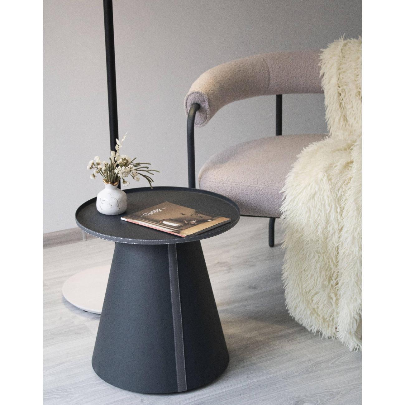 Стол журнальный Sheffilton SHT-CT61 Антрацит/серый