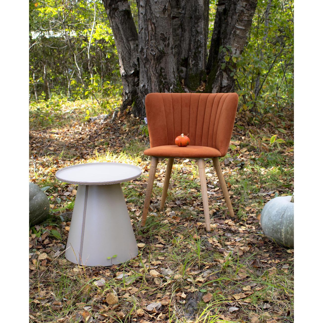 Стол журнальный Sheffilton SHT-CT61 Капучино муар/корица