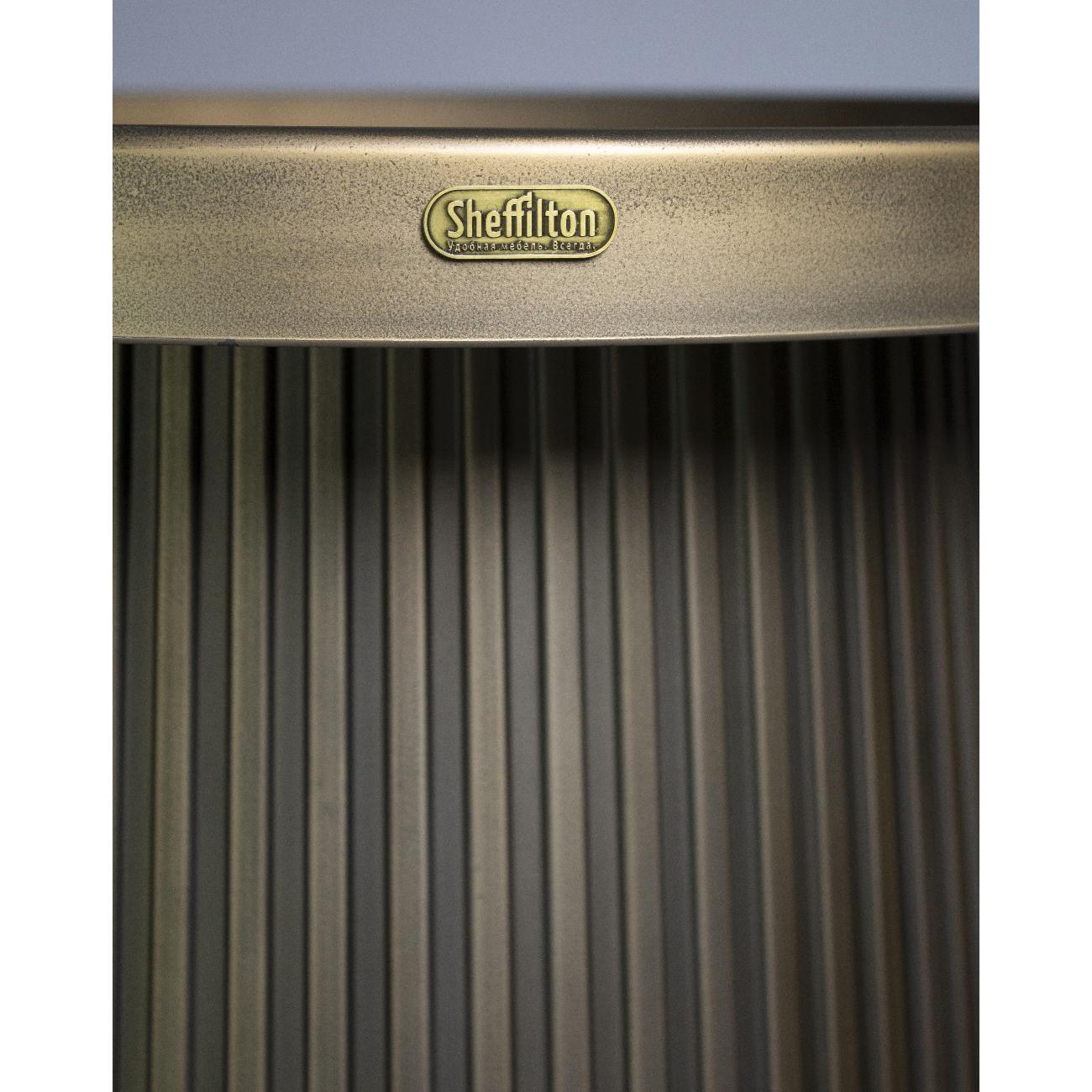 Стол журнальный Sheffilton SHT-CT94 патина золотая