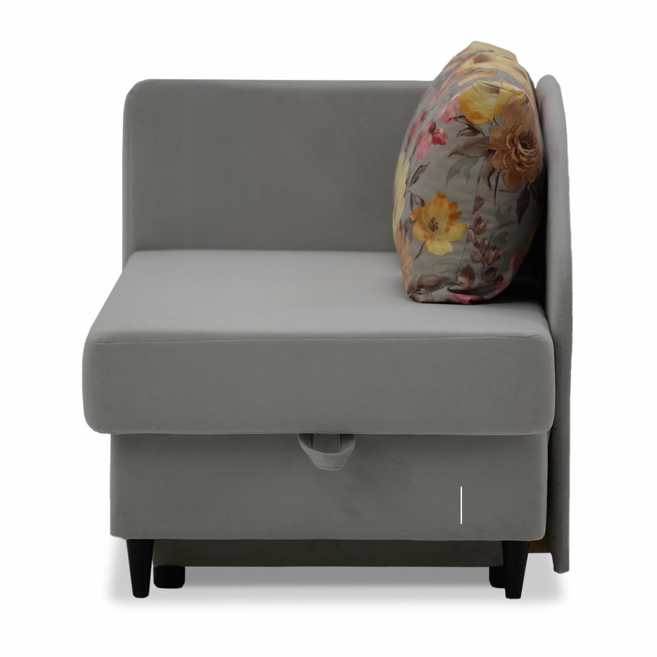 Кушетка Ладья Иби правый Charm Pebble, Vivaldi 06