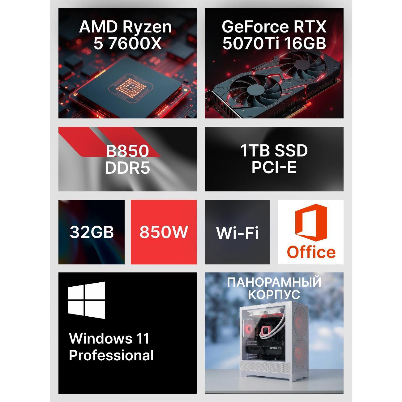 Системный блок Robotcomp Искандер белый