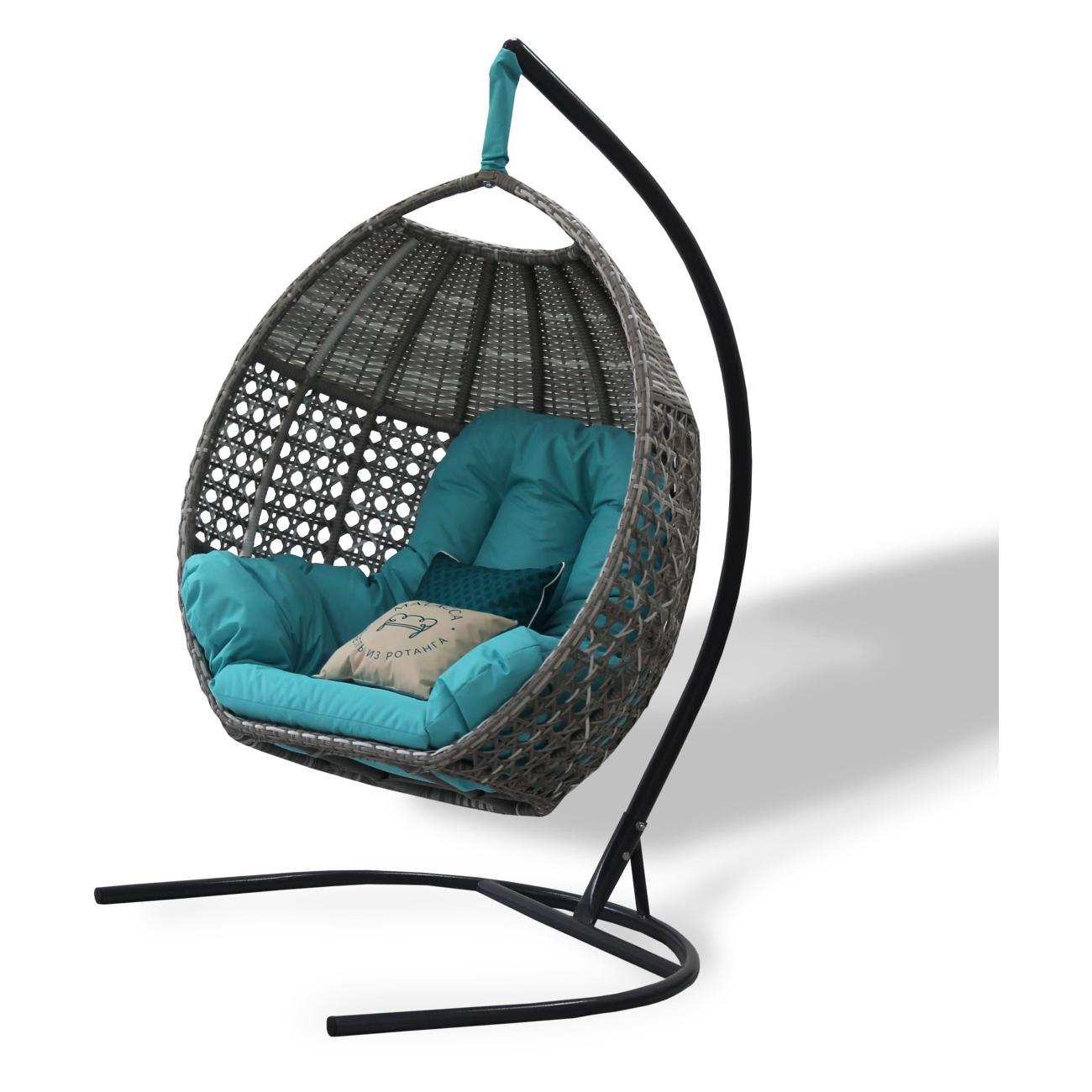 Кресло подвесное MALACCA Авиано серо-белый