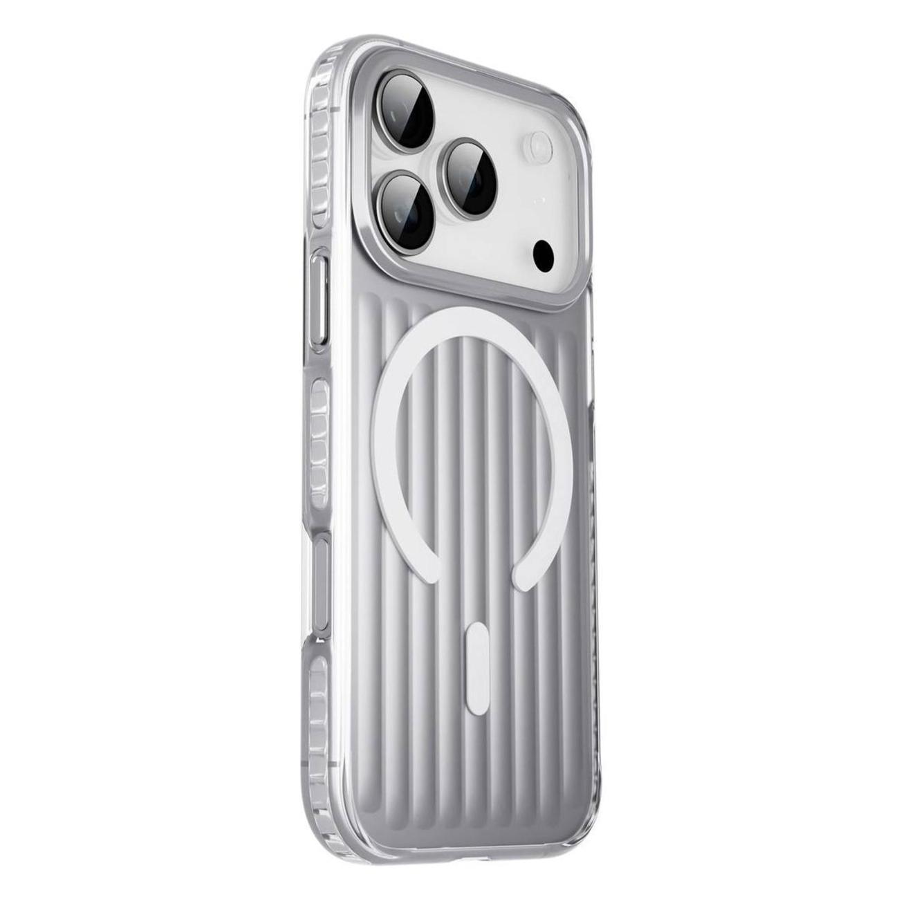 Чехол для смартфона, телефона Gurdini 17PM Ocean Case Metalic серебро фото