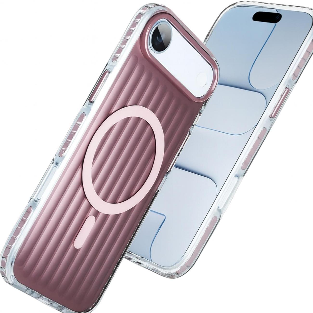Чехол для смартфона, телефона Gurdini 17A Ocean Case Metalic розовый