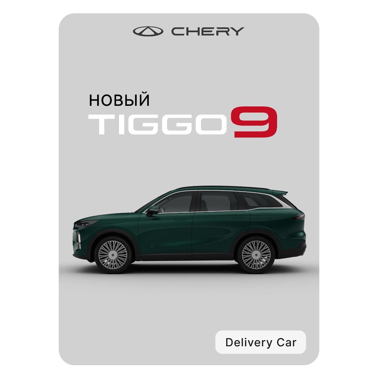 Автомобиль бензиновый CHERY Tiggo 9 2.0T 8AT Prime 4WD BL/BL (темно-зеленый)