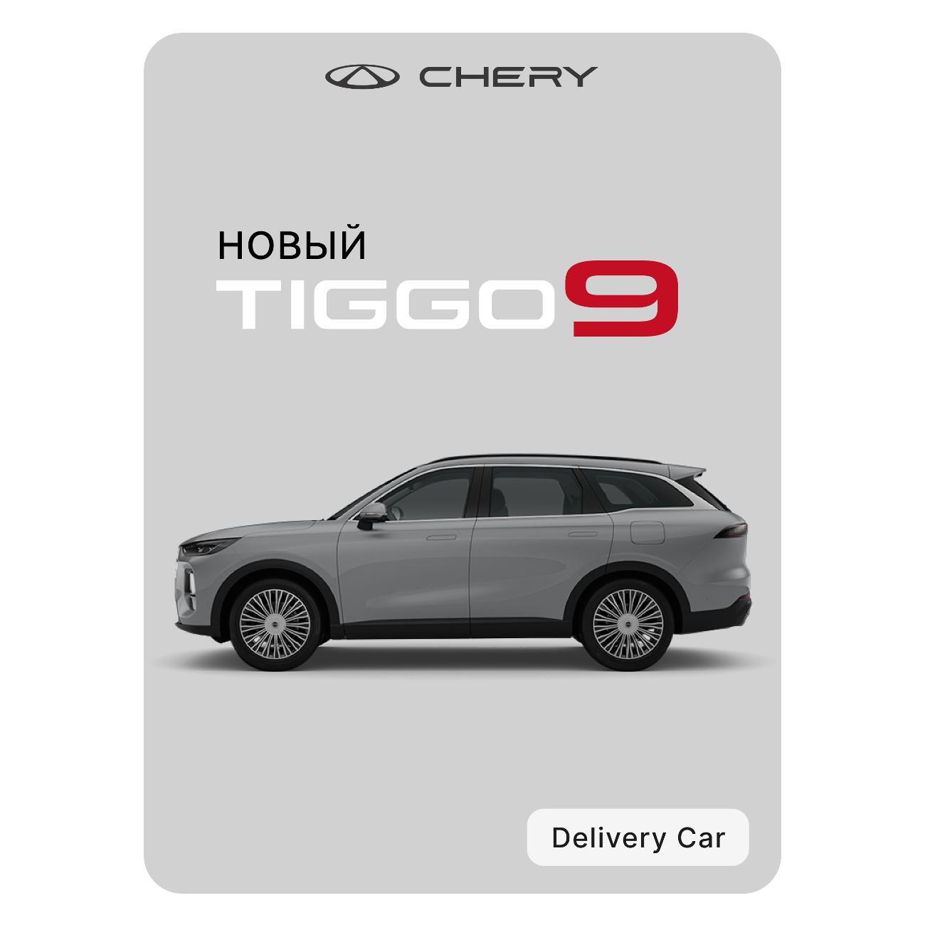 Автомобиль бензиновый CHERY Tiggo 9 2.0T 8AT Prime 4WD BL/BL (светло-серый)