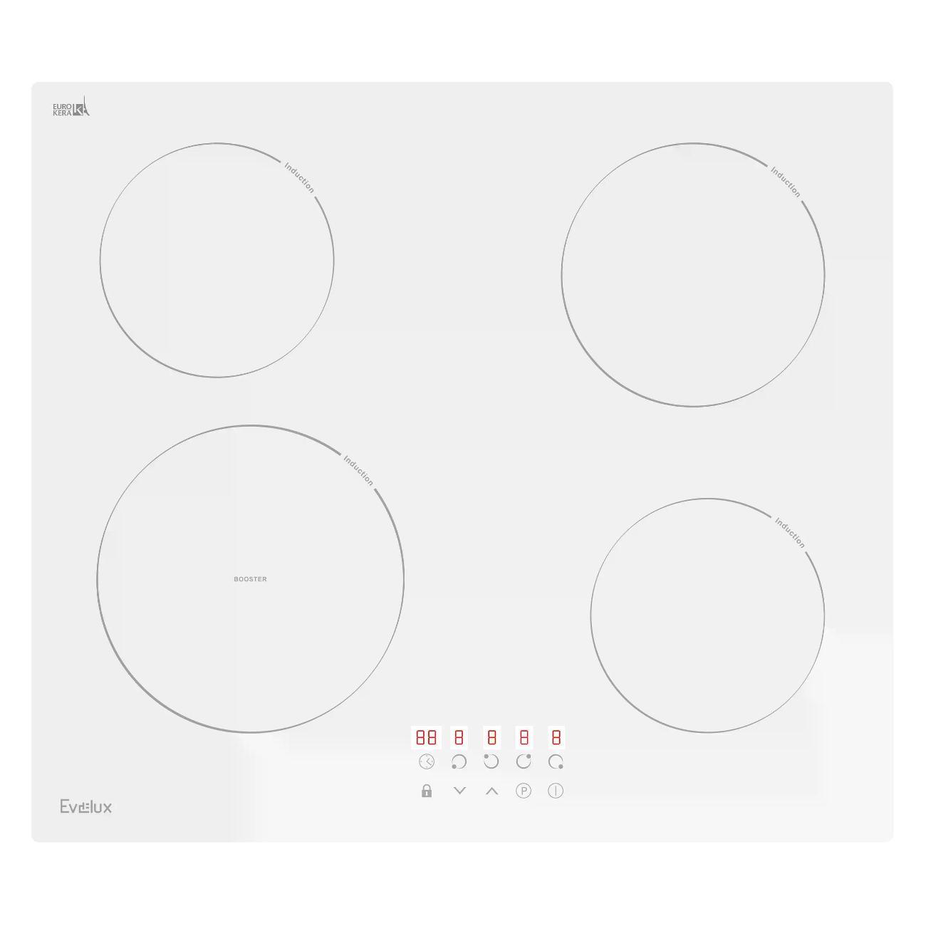 Варочная панель индукционная Evelux HEI 641 W фото