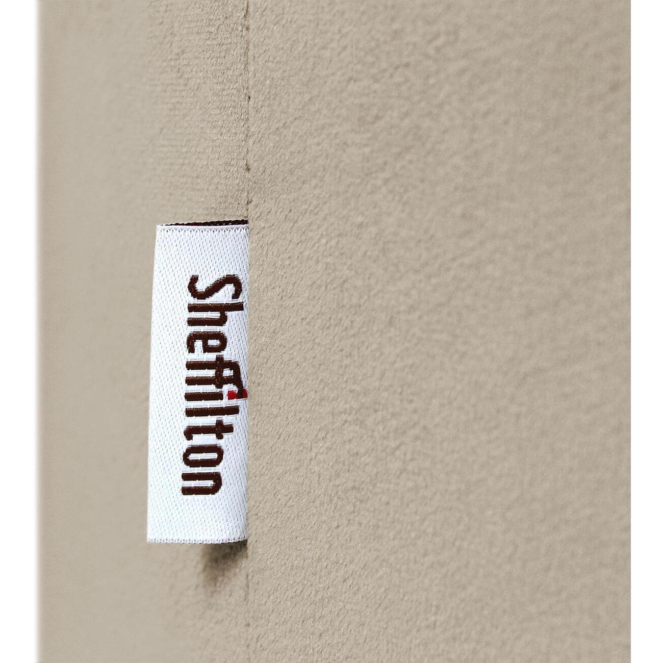 Банкетка Sheffilton SHT-B7 ванильный крем/черный муар