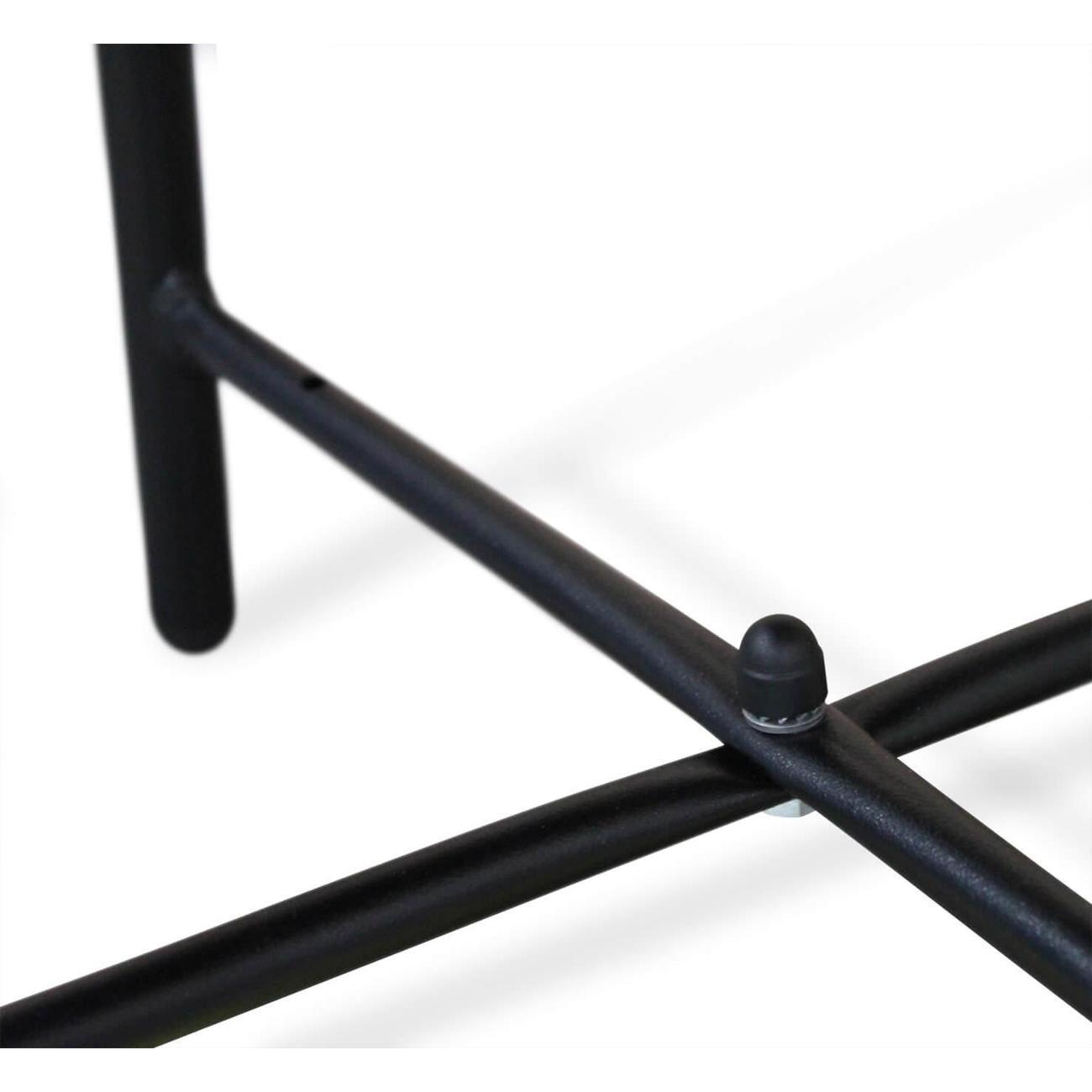 Пуф Sheffilton SHT-B4 серое облако/черный муар