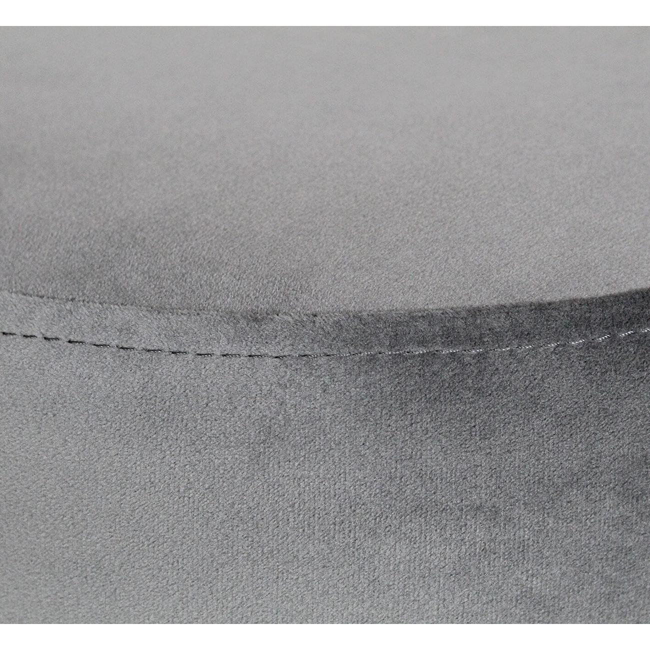 Пуф Sheffilton SHT-B6 угольно-серый/черный муар