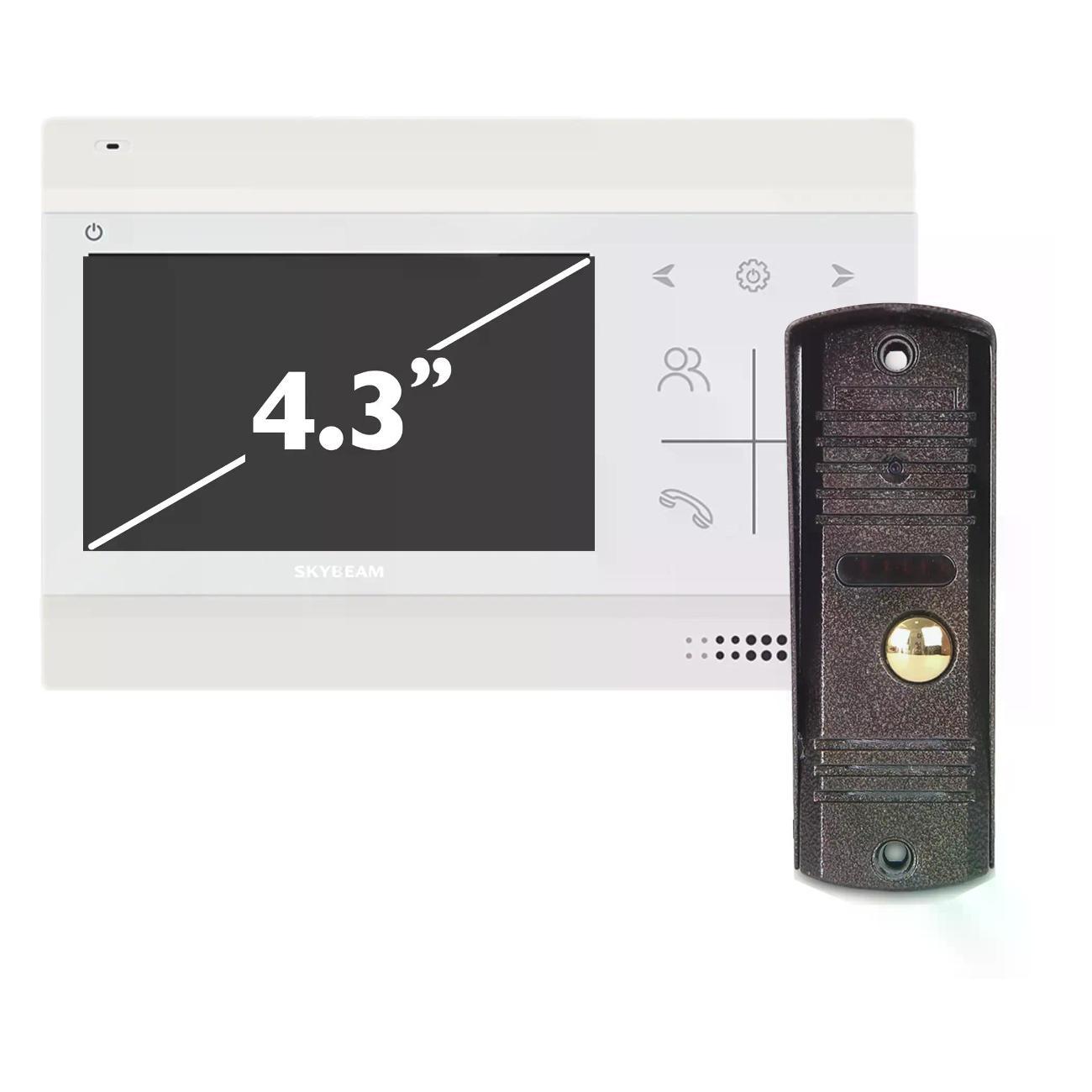 Видеодомофон SkyBeam 94403FA&94201-600TVLWH