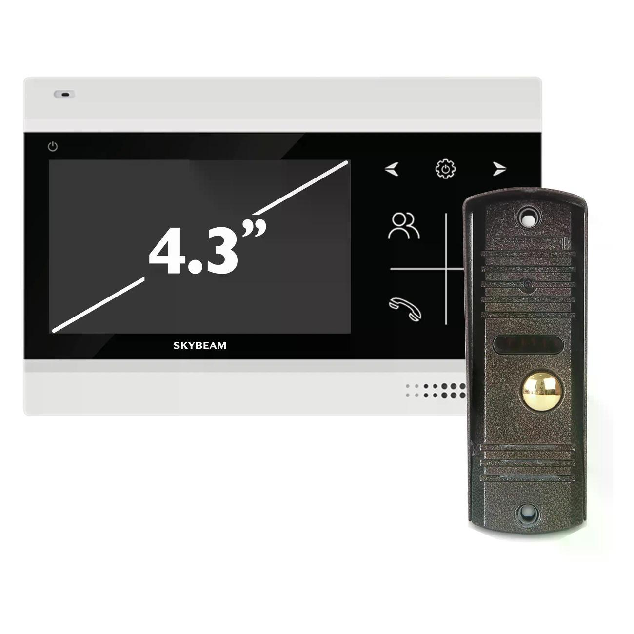 Видеодомофон SkyBeam 94403FA&94201-600TVLBL