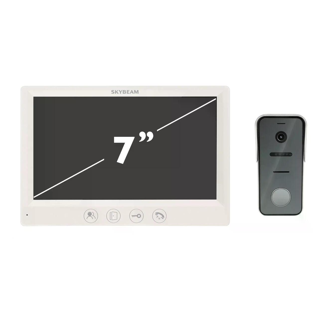Видеодомофон SkyBeam 94712HA+94208-1080PWH