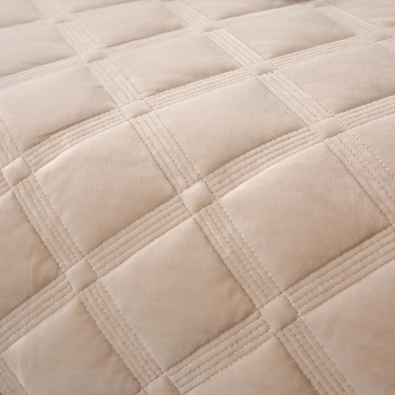 Покрывало OKSIHOME Покрывало 220х240см велюровое стеганое