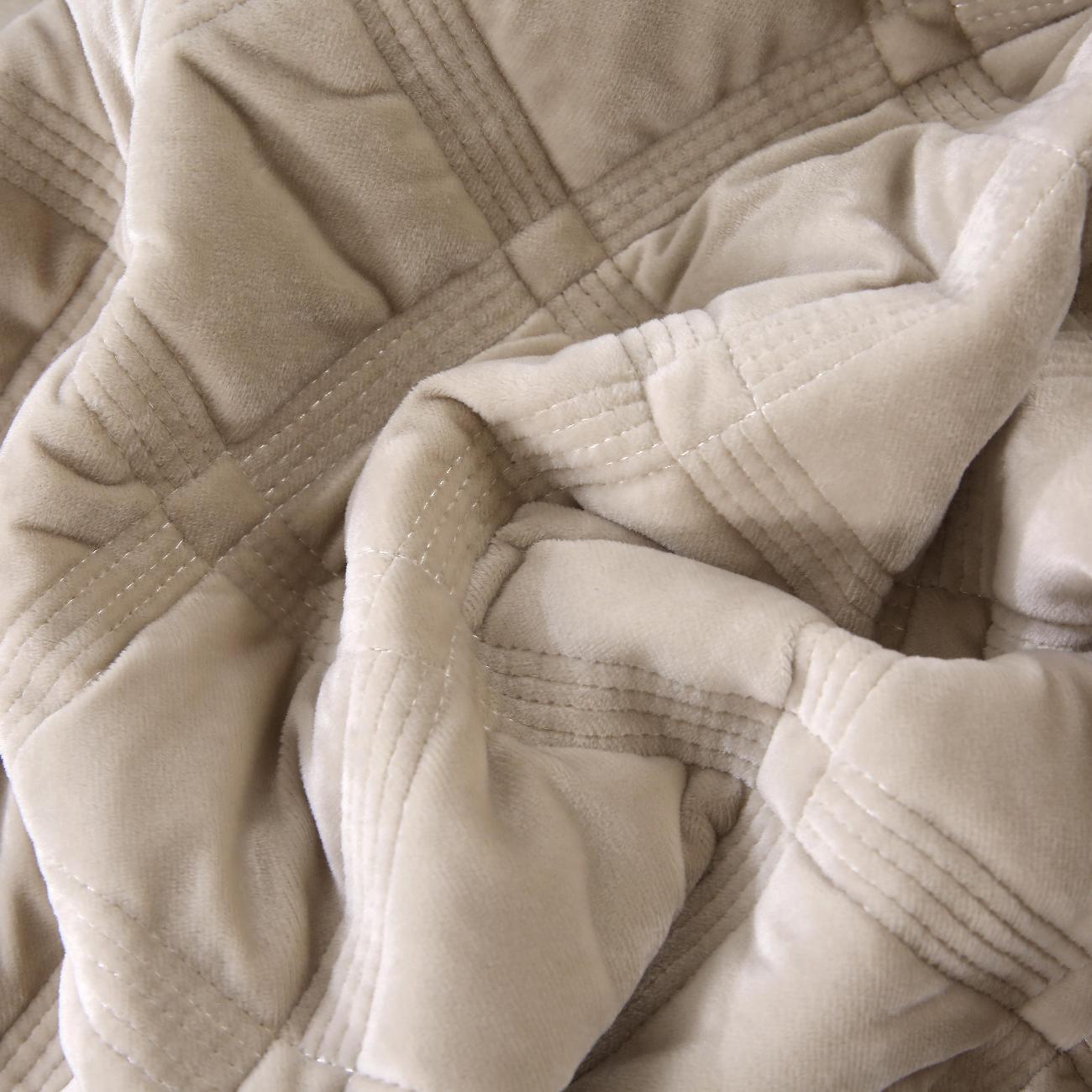 Покрывало OKSIHOME Покрывало 220х240см велюровое стеганое