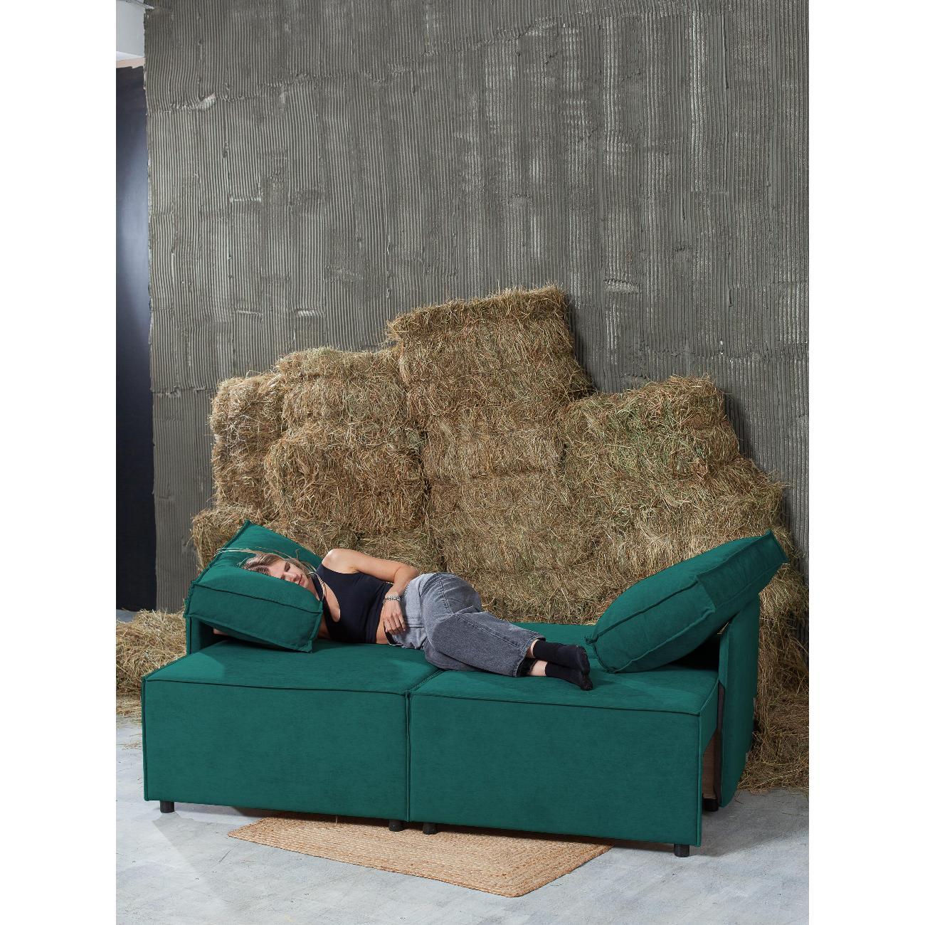 Диван CityHD Виго-2 зеленый