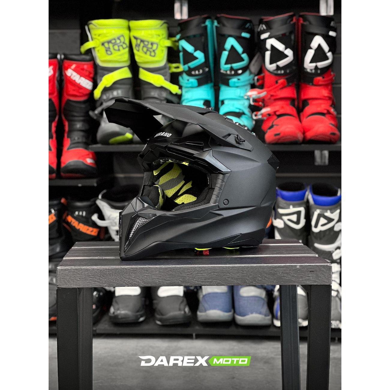 Мотошлем DAREX Verano 189 Matt Black 6 M фото