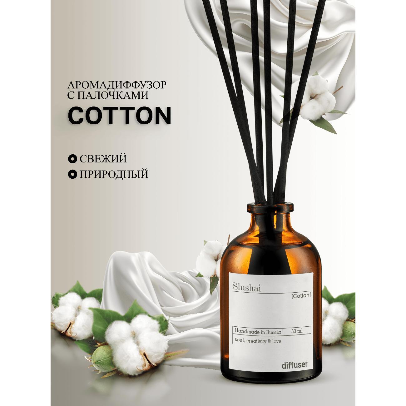 Ароматический диффузор Slushai Розовое шампанское и Хлопок