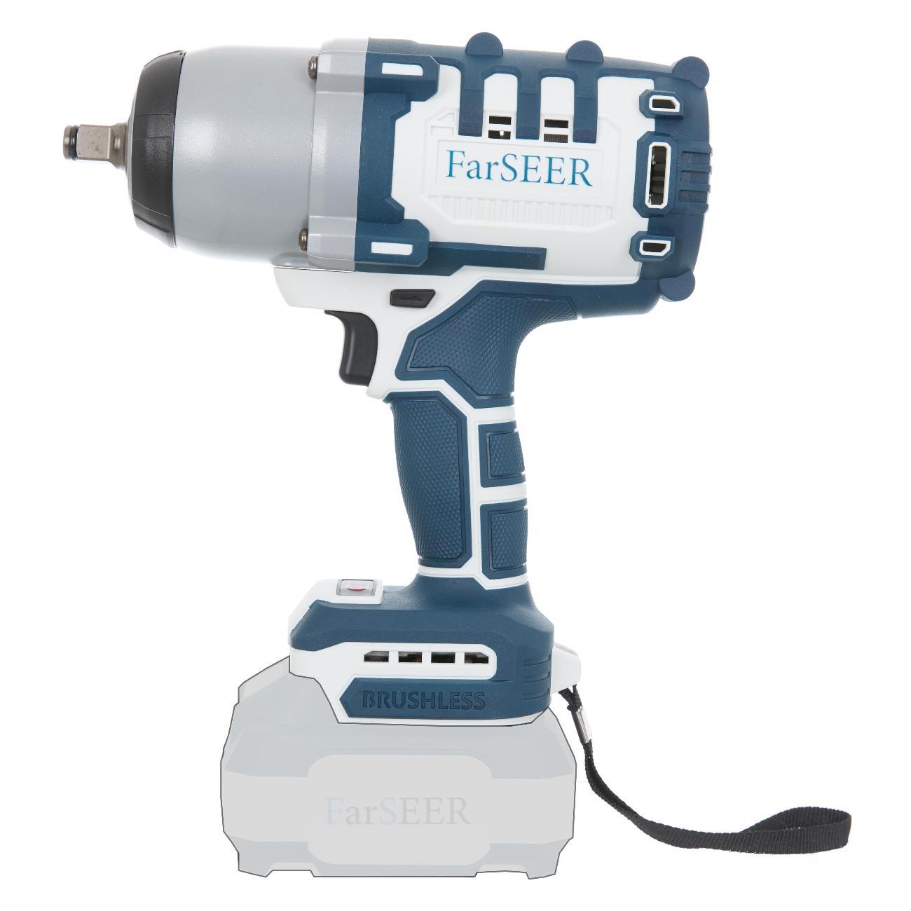 Гайковерт аккумуляторный бесщеточный Farseer CW21Li 1190N (Без АКБ и З/У), 7727000075