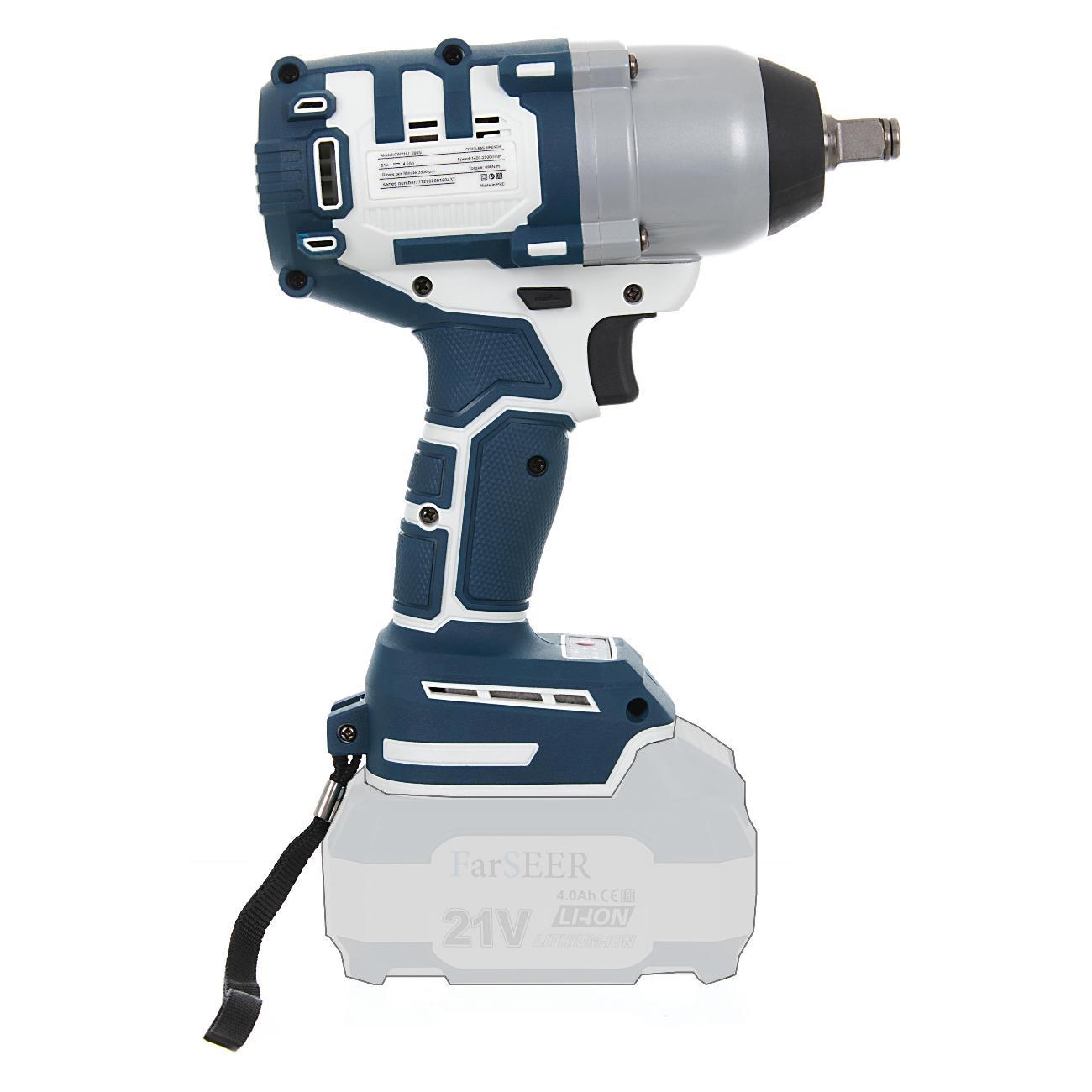 Гайковерт аккумуляторный бесщеточный Farseer CW21Li 690N (Без АКБ и З/У), 7727000074