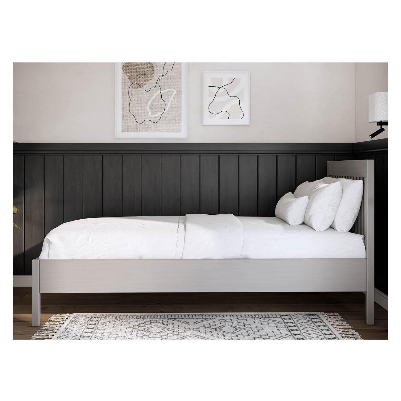 Кровать Лузалес ИЛЕКСА 90x200 серый