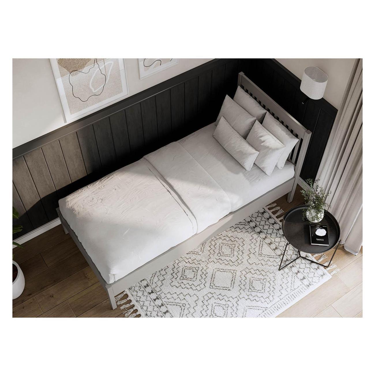 Кровать Лузалес ИЛЕКСА 90x200 серый