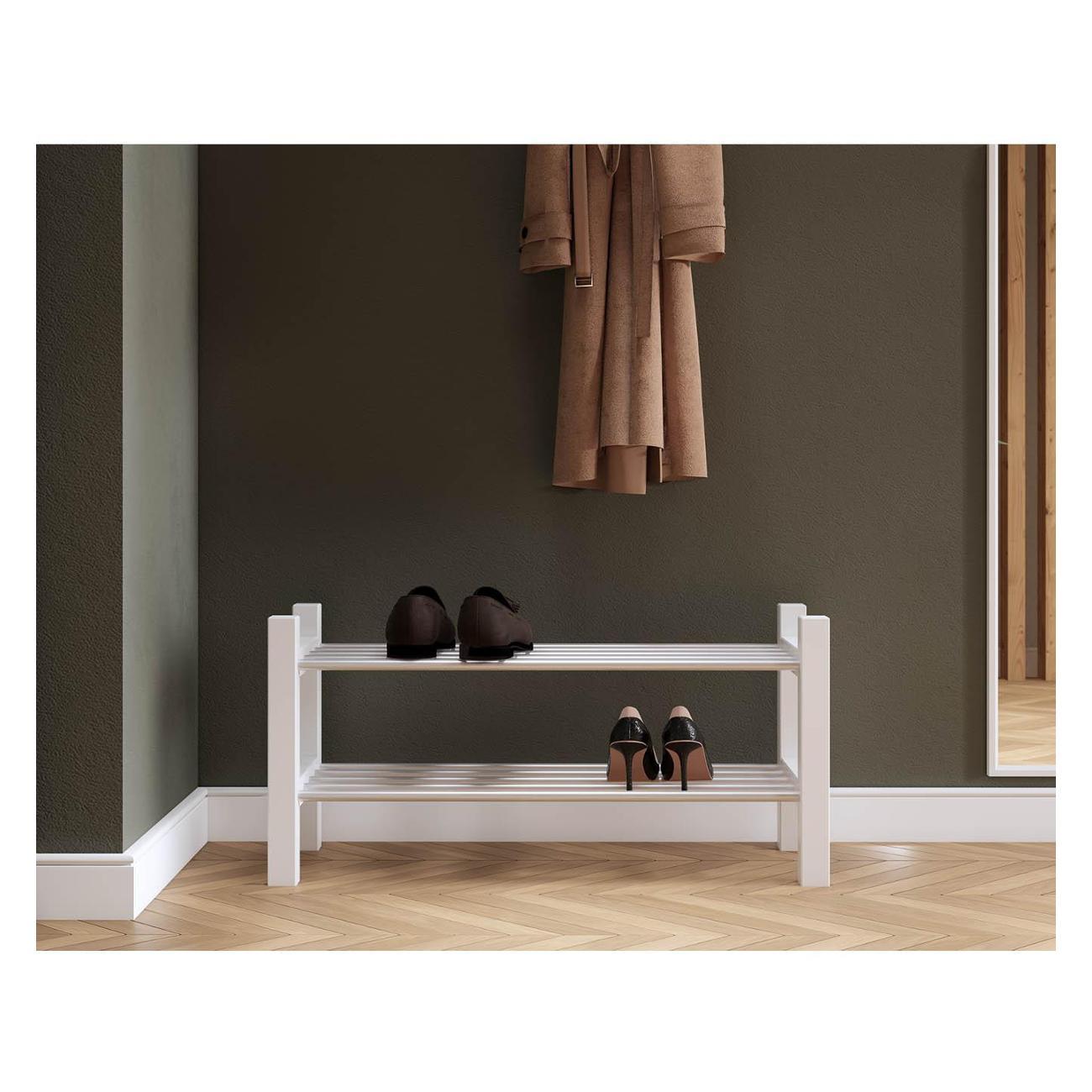 Обувница Лузалес МИЧА 82х32 белый