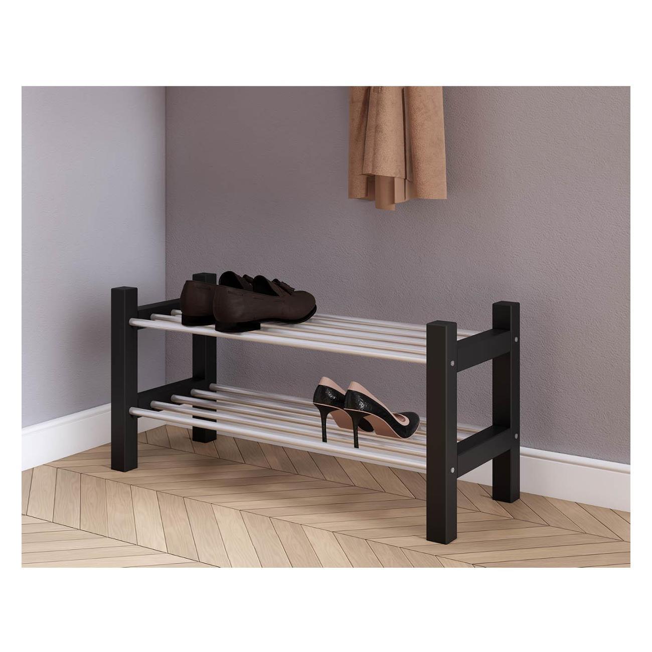 Обувница Лузалес МИЧА 82х32 черный