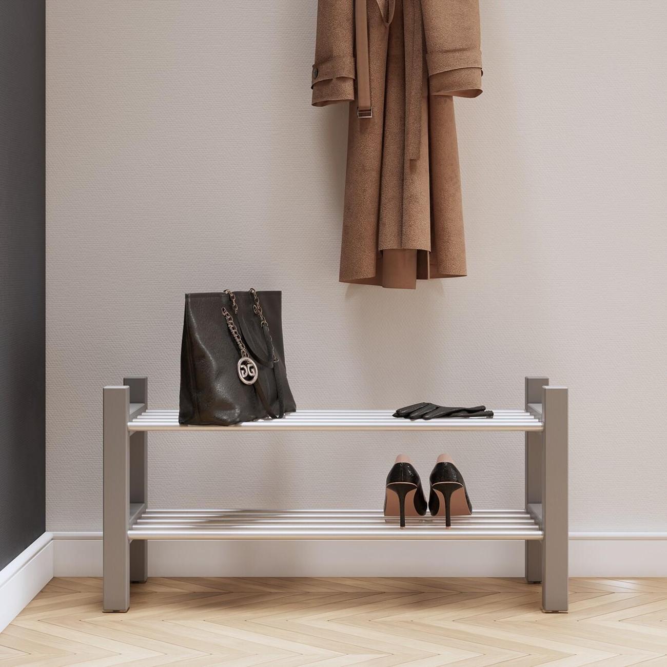 Обувница Лузалес МИЧА 82х32 серый