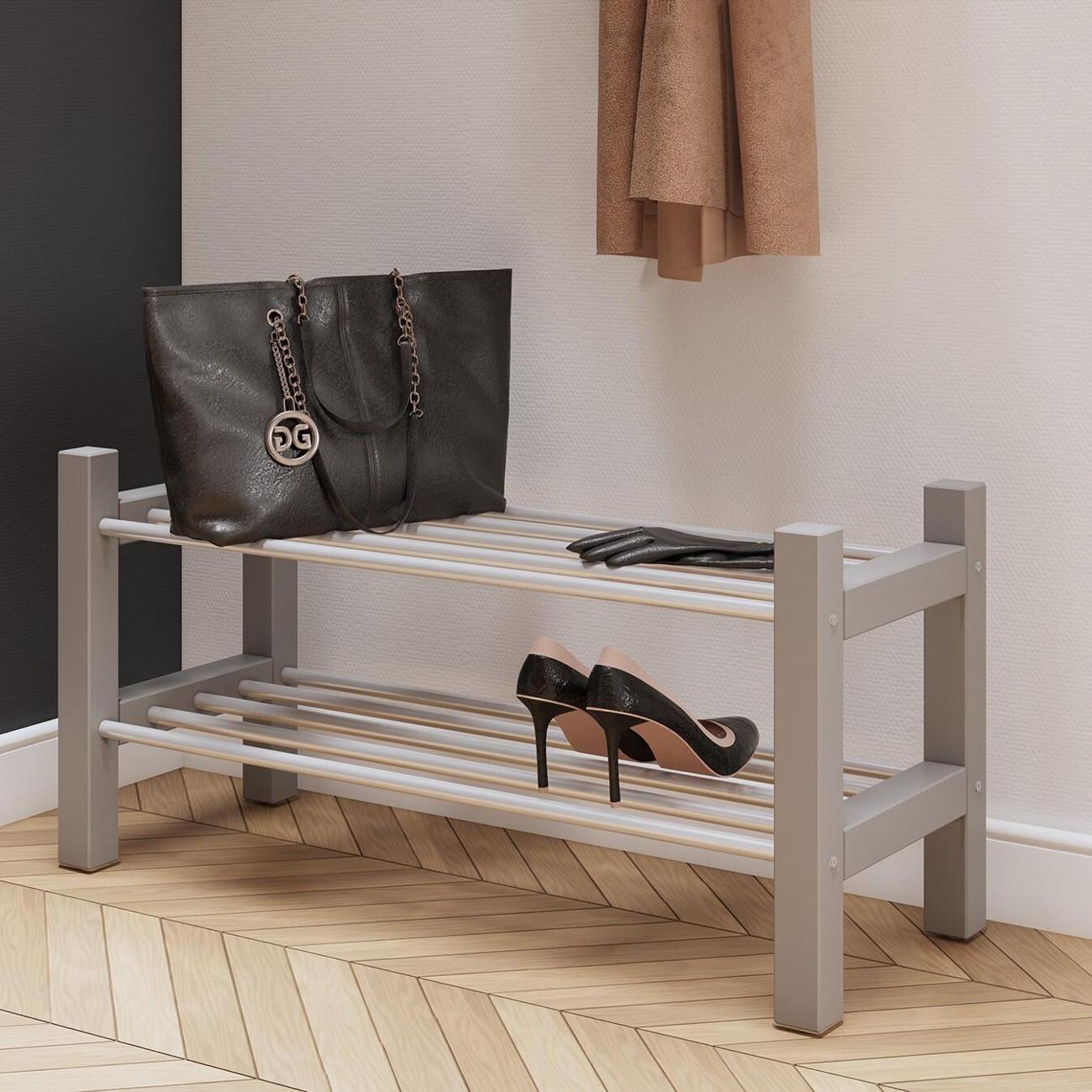 Обувница Лузалес МИЧА 82х32 серый